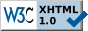 Geldige XHTML1.0 Transitional